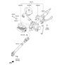 Diagram for Kia Steering Column - 56310A7100