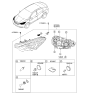 Diagram for Kia Forte Headlight Bulb - 1864955009S