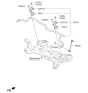 Diagram for Kia Sway Bar Kit - 54810A7000