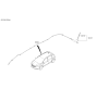 Diagram for Kia Forte Koup Antenna - 96210A7710