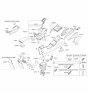 Diagram for Kia Forte Koup Center Console Base - 84611A7000DFR