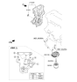 Diagram for 2016 Kia Forte Engine Oil Cooler - 264102B710