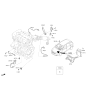 Diagram for Kia Forte Engine Control Module - 391062B732