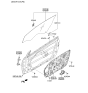 Diagram for 2016 Kia Forte Window Motor - 82450A7000