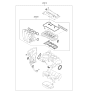 Diagram for 2015 Kia Soul Cylinder Head Gasket - 209202EH02