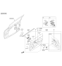 Diagram for Kia Forte Koup Door Handle - 82610A7000ASB