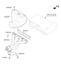 Diagram for 2015 Kia Forte Catalytic Converter - 285102E410