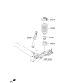 Diagram for 2014 Kia Forte Koup Coil Spring Insulator - 553321R000