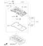 Diagram for 2016 Kia Optima Hybrid Valve Cover Gasket - 224412E210