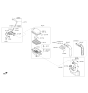 Diagram for 2015 Kia Forte Crankcase Breather Hose - 267102E000