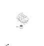 Diagram for Kia Engine Oil Cooler - 264102B710