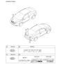 Diagram for 2014 Kia Forte Koup Emblem - 86312A7200