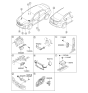 Diagram for Kia Forte Air Bag Control Module - 95910A7350