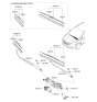 Diagram for Kia Forte Wiper Pivot - 98120A7000