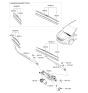 Diagram for Kia Forte Koup Wiper Blade - 983503X550