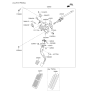 Diagram for Kia Forte Clutch Master Cylinder - 416053X100