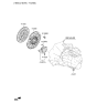 Diagram for Kia Forte Koup Release Bearing - 4142132300