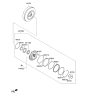 Diagram for 2015 Kia Forte Koup Torque Converter - 451003BHL0