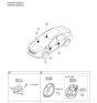 Diagram for 2014 Kia Forte Car Speakers - 96310A7000