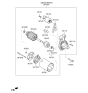 Diagram for Kia Starter Brush - 361702B502