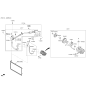 Diagram for Kia K5 A/C Hose - 97777L3300