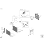 Diagram for Kia K5 Cooling Fan Assembly - 25380L1000