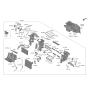 Diagram for 2024 Kia K5 Heater Core - 97138L5000