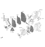 Diagram for Kia Automatic Transmission Filter - 463212N000