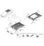 Diagram for Kia K5 Sun Visor - 85210L3020DNN