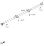 Diagram for 2022 Kia K5 Drive Shaft - 49300L3000