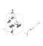 Diagram for 2021 Kia K5 Shift Cable - 46790L3200