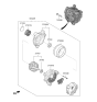 Diagram for 2024 Kia K5 Alternator Pulley - 373222M400