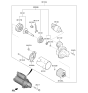 Diagram for Kia K5 Starter Solenoid - 361202J100