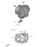 Diagram for 2022 Kia K5 Transmission Assembly - 430F02N035