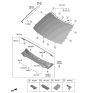 Diagram for 2023 Kia K5 Weather Strip - 86430L2000