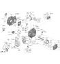 Diagram for Kia K5 Transmission Mount - 452184G620