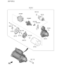 Diagram for 2021 Kia Soul Starter Brush - 361722M400