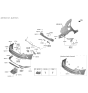 Diagram for 2022 Kia K5 Bumper Reflector - 92405L2000