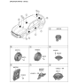 Diagram for 2024 Kia Seltos Car Speakers - 96340L1200