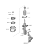 Diagram for 2023 Kia K5 Coil Spring Insulator - 54633L0000