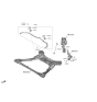 Diagram for 2023 Kia Niro Sway Bar Bracket - 54814D3000