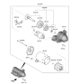 Diagram for 2020 Kia Soul Starter Drive Gear - 361402M400
