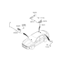 Diagram for 2023 Kia K5 Antenna - 96210L3600DU2