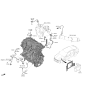 Diagram for Kia K5 Knock Sensor - 392502M400