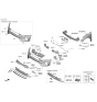 Diagram for 2022 Kia K5 Bumper Reflector - 921A2L3000