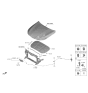 Diagram for Kia K5 Hood Latch - 81130L2000