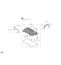 Diagram for Kia Sorento Valve Cover Gasket - 224412M810