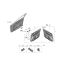 Diagram for Kia K5 Door Lock Switch - 93250L2000