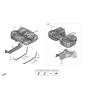 Diagram for 2021 Kia K5 Fuel Tank Strap - 31210L1000