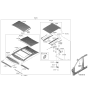 Diagram for 2022 Kia K5 Sunroof - 81610L2000